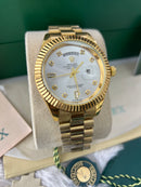 Centrix Gold Diamond Day-Date Watch