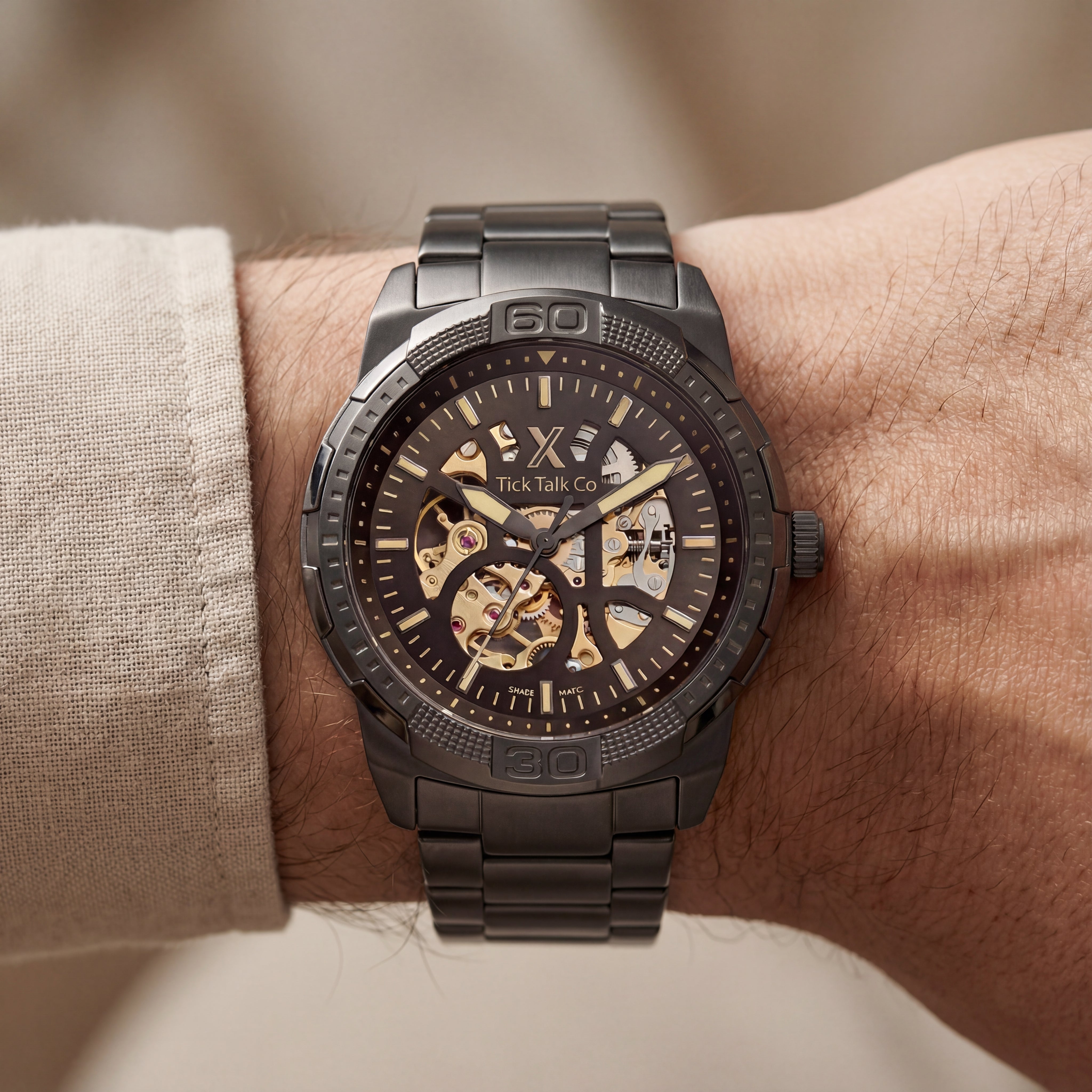 Centrix Black Skeleton Automatic – Sport Edition