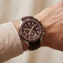 Centrix Brown Rose Gold Chronograph