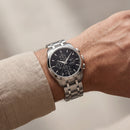 Premium Stainless Steel Chronograph Black Dial Men’s Watch