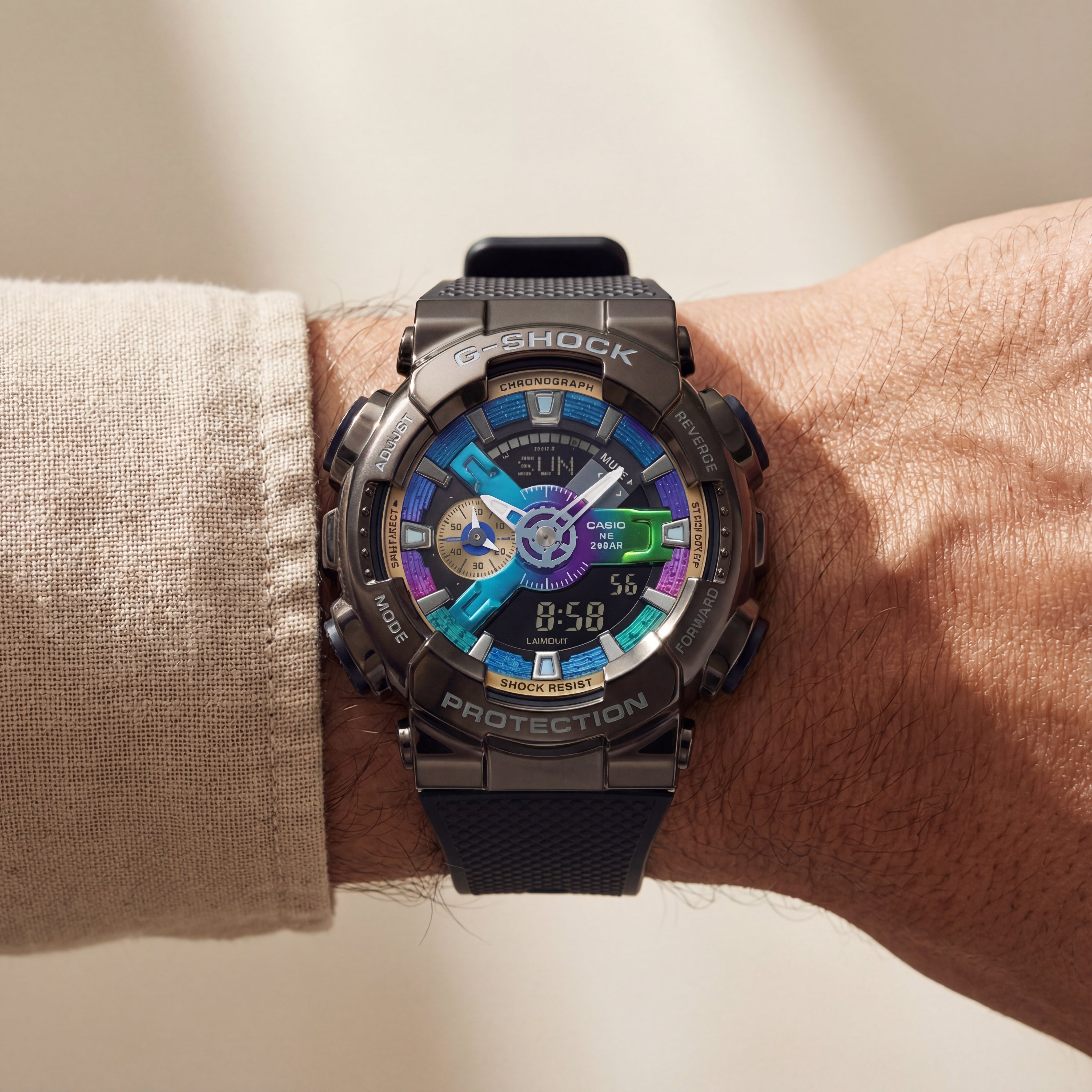 Midnight Spectrum Hybrid Chronograph Sports Watch