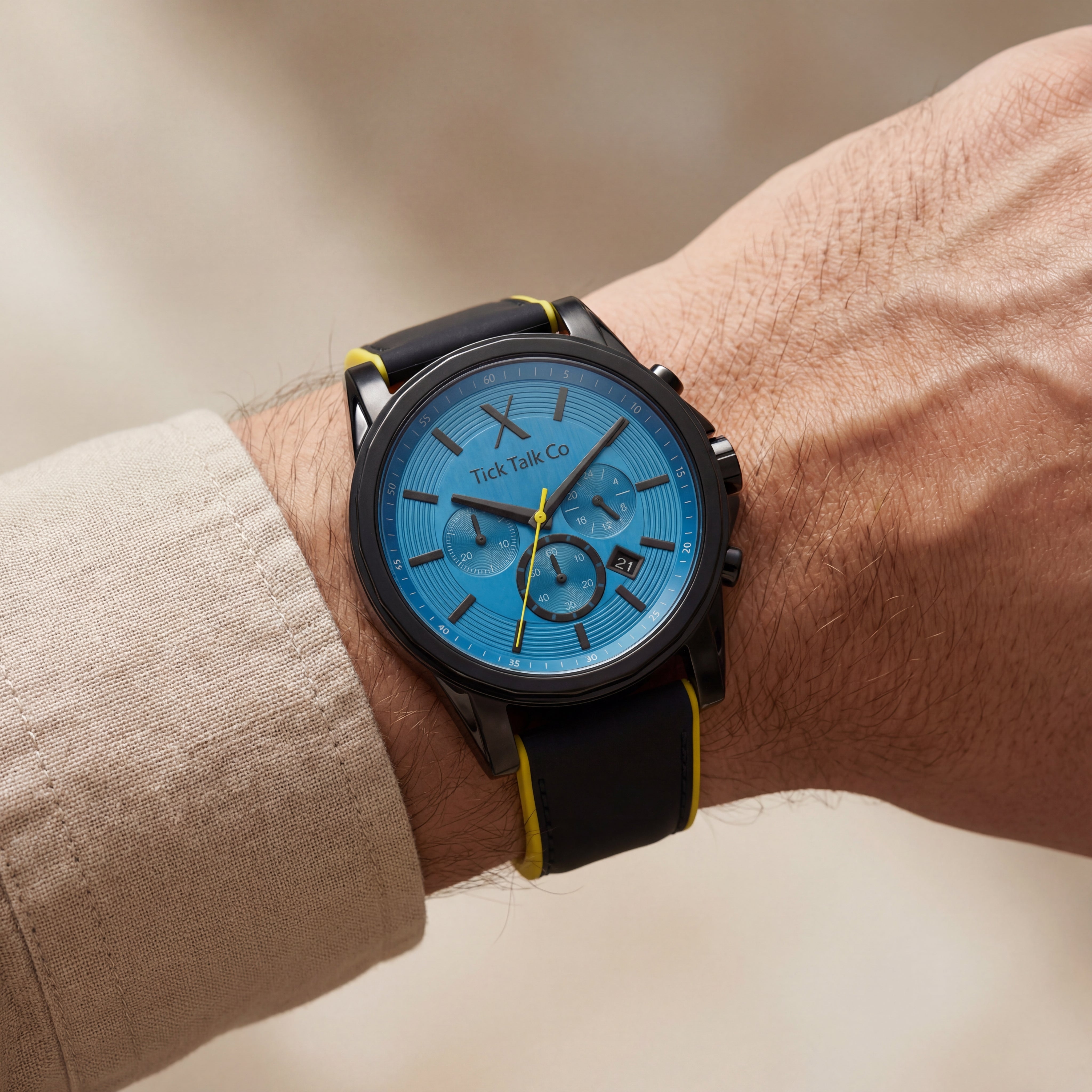 Centrix Blue Black Chronograph Sport Edition