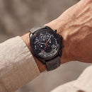 All-Black Skeleton Chronograph Watch for Men – Racing Edition