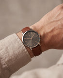 Centrix Charcoal Rose Silver Classic Watch