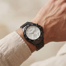 Stealth Black & Silver Chronograph Men’s Watch