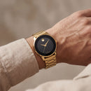Royal Gold Black Minimalist Men’s Watch