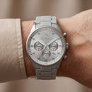 Silver Dial Chronograph Stainless Steel Men’s Watch