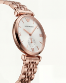Rose Gold Small Seconds Watch – Executive Luxe Edition