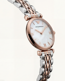Pearl Essence Minimal Watch – Two-Tone Rose Edition