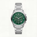 Centrix Emerald Green Chronograph Silver Edition