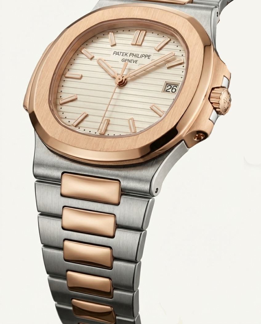Nautiq Champagne Rose Steel Quartz Luxury Watch