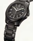 Premium Black Sports Steel Watch with Date Display