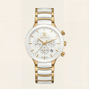 Celestia White Gold Chronograph Ceramic Two-Tone Edition