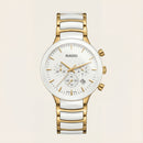 Centrix Pearl White Gold Ceramic Chronograph Watch