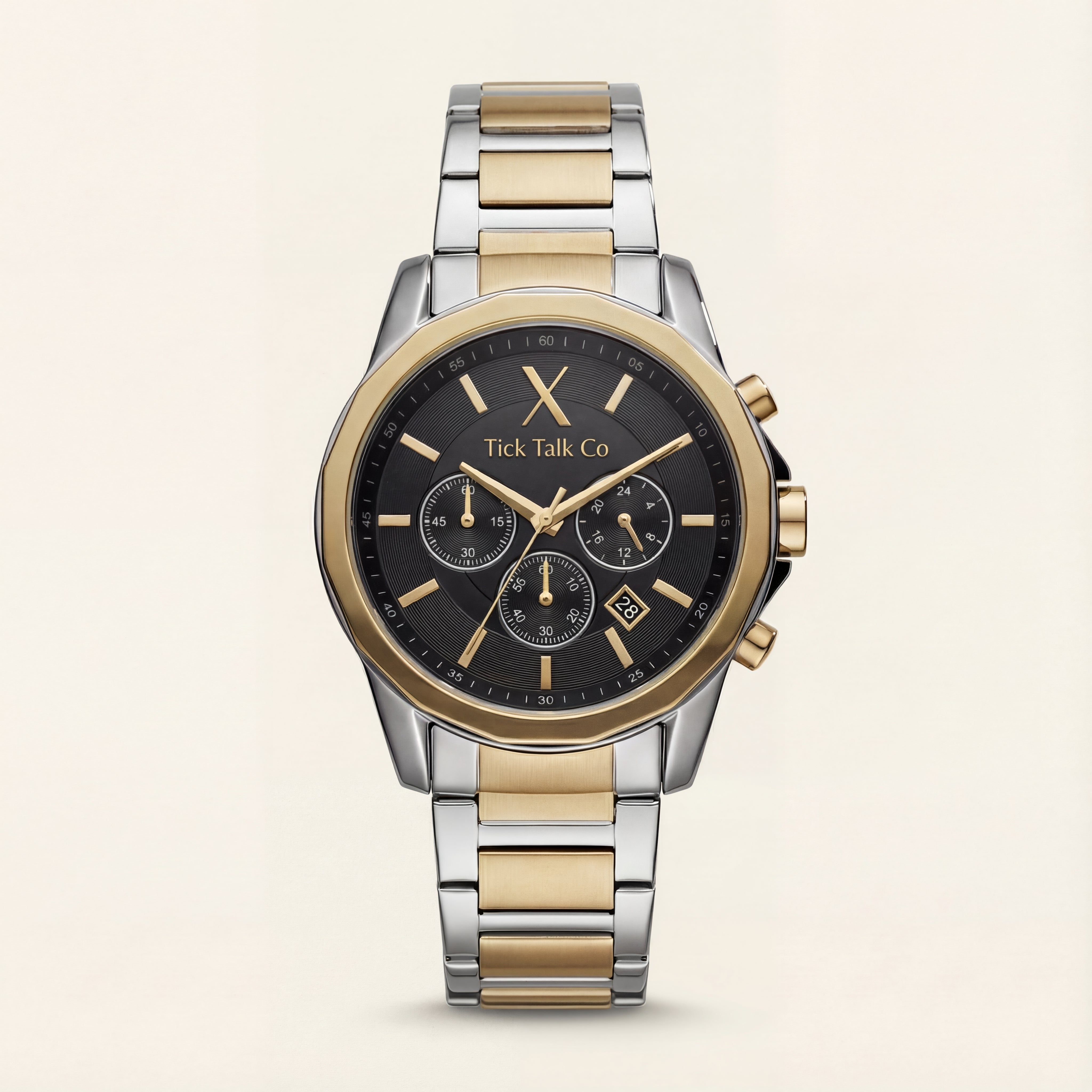 Imperial Noir Gold Chronograph Two-Tone Stainless Steel Edition