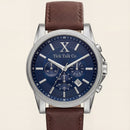 Centrix Navy Blue Chronograph Leather