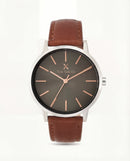 Centrix Charcoal Rose Silver Classic Watch