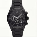 Black Dial Chronograph Stainless Steel Men’s Watch