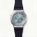 Men’s Analog-Digital Tough Solar Bluetooth Watch with Blue Dial & Resin Strap