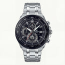 Steel Chronograph Black Dial Sport Men’s Watch