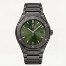 Matte Black Green Sunburst Dial Luxury Men’s Watch