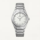 Silver White Luxury Steel Men’s Watch with Minimal Dial