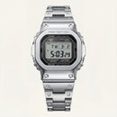 Silver Steel Square Digital Tough Men’s Watch