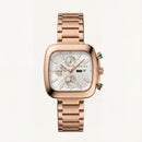 Rose Gold Square Chronograph Men’s Watch