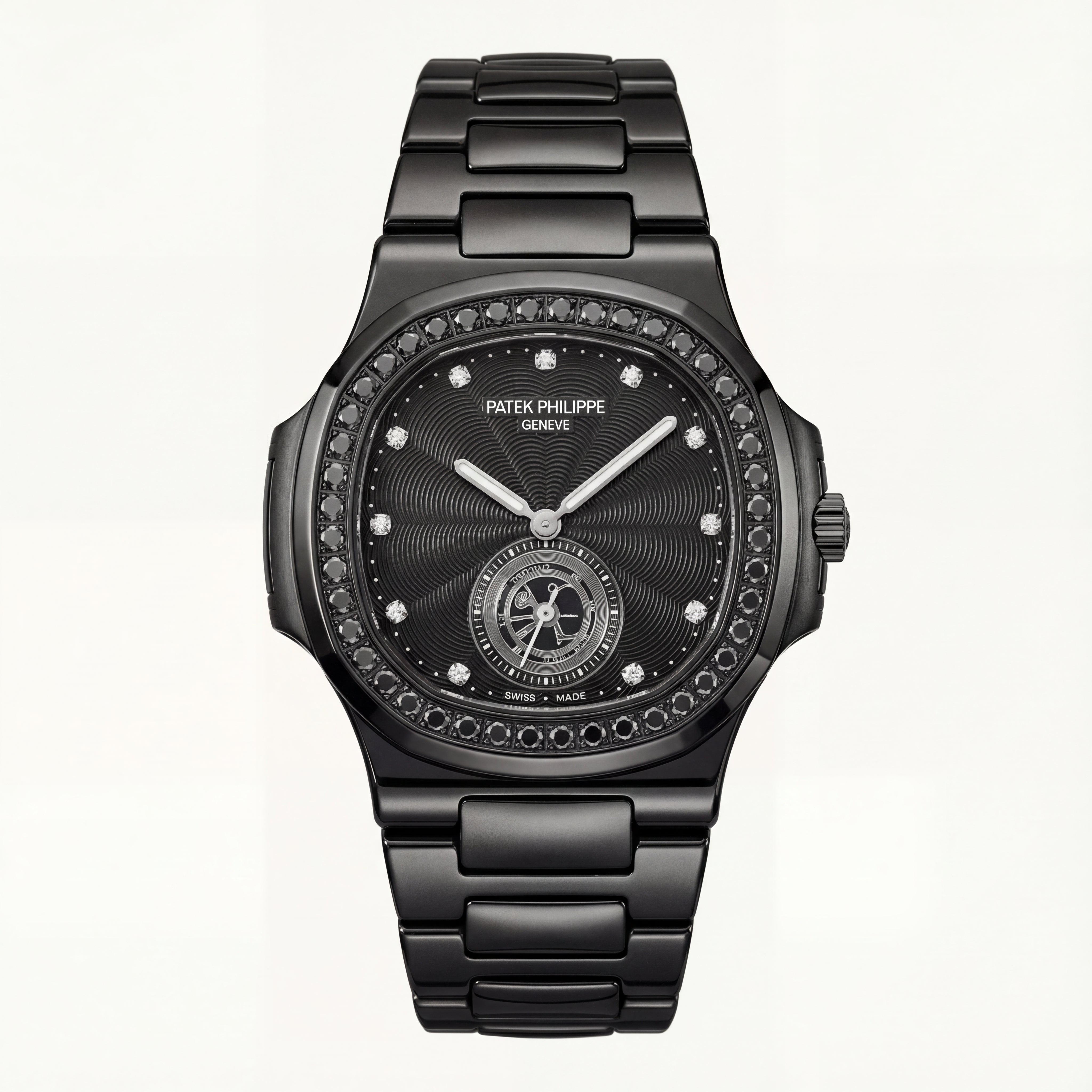 Midnight Black Diamond-Style Minimalist Men’s Watch