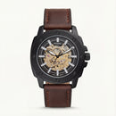 Vintage Black Skeleton Dial Men’s Automatic Watch