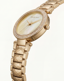 Golden Pearl Crystal Watch – Full Gold Luxe Edition
