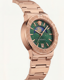 Medusa Emerald Rose Gold Watch – Signature Celestial Edition