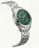 Centrix Emerald Green Chronograph Silver Edition