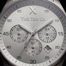 Silver Dial Chronograph Stainless Steel Men’s Watch